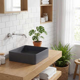 Square Above Counter Top Ceramic Basin Wash Basin 360x360x110mm - Variant Colour