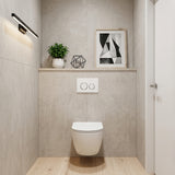 R&T Round Toilet Button for In-wall Concealed Cistern - Variant Colour