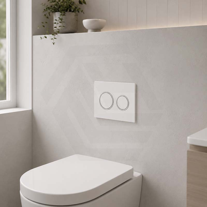 R&T Round Toilet Button for In-wall Concealed Cistern - Variant Colour