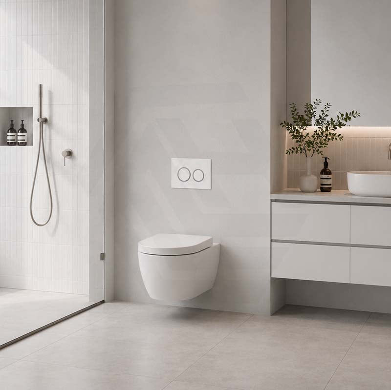 R&T Round Toilet Button for In-wall Concealed Cistern - Variant Colour