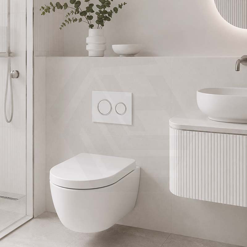 R&T Round Toilet Button for In-wall Concealed Cistern - Variant Colour