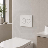 R&T Round Toilet Button for In-wall Concealed Cistern - Variant Colour