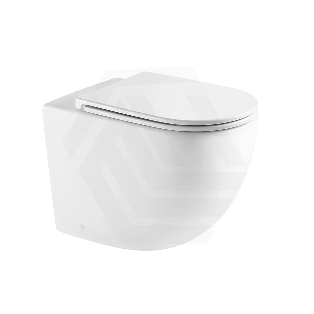 Norton99 Bathroom Toilet Wall Floor Faced Pan Only With Tornado Rimless Flushing Technology 570x360x400mm - Variant Colour