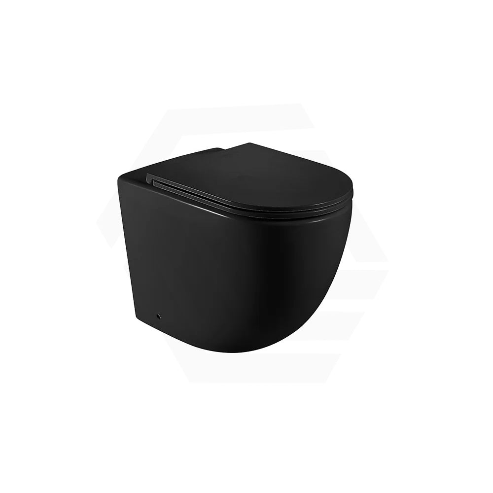 Norton99 Bathroom Toilet Wall Floor Faced Pan Only With Tornado Rimless Flushing Technology 570x360x400mm - Variant Colour