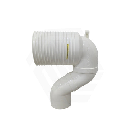 Toilet Suite S Trap Universal Extended Pan Connector 120mm Cut Lines