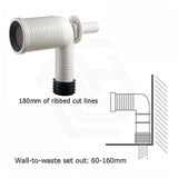 665X380X845Mm Bathroom Back To Wall Toilet Suite Matt White Rimless Flushing Ceramic Suites