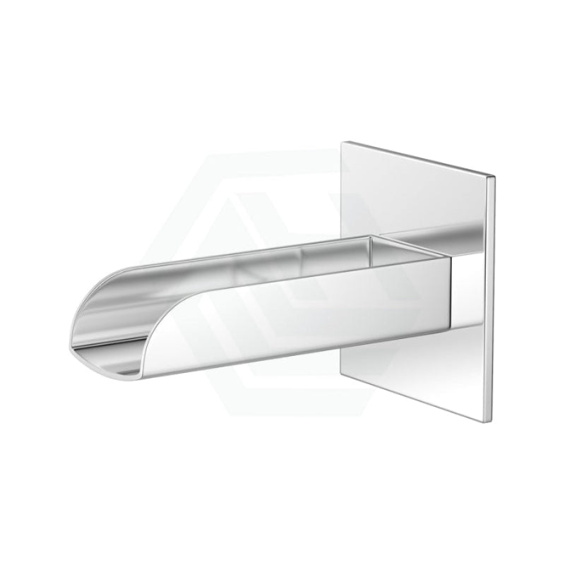 Square Brass Waterfall Bath Spout Chrome - MyHomeware