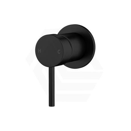 Norico Round Shower/Bath Wall Mixer Solid Brass 65mm Cover Plate In Various Colours