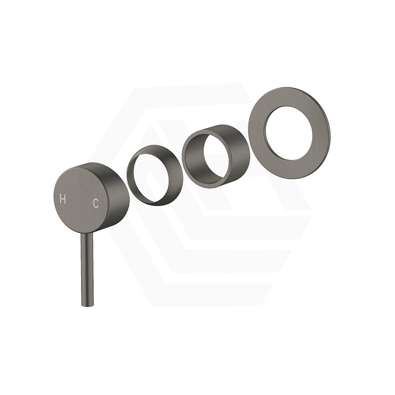 M#1(Gunmetal-Grey) Norico Pentro Round Wall Mixer Dress Kit Only Variant Colour Available