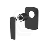 #Chrome & Matt Black Norico Esperia Rounded Square Wall Mixer Dress Kit Only Variant Colour Available