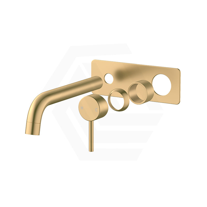 G#1(Gold) Norico Pentro Round Wall Mixer with Spout Dress Kit Only Rectangle Plate Variant Colour Available