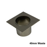 N#7(Nickel) Lauxes Aluminium Shower Grate Waste Brushed Nickel 40/50/72/80mm
