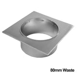 Lauxes Aluminium Shower Grate Waste Silver 40/50/72/80mm