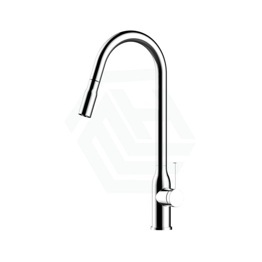 Xtravert Xpressfit Polished Chrome Stainless Steel Tall Gooseneck Mini Pull Out Mixer Sink Mixers