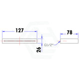 Yale Brass Chrome Waterfall Bath Wall Spout Water Rectangle Bathroom Products