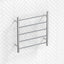 620X600X120Mm Round Chrome Electric Heated Towel Rack 6 Bars Stainless Steel Rails