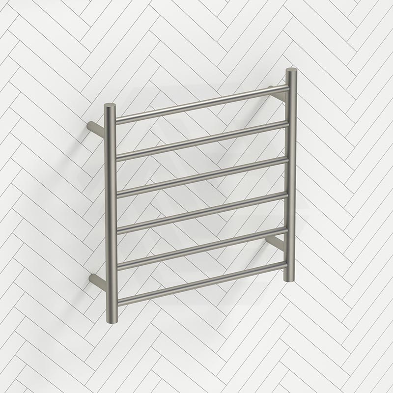 620x600x120mm Round Electric Heated Towel Rack 6 Bars Variant Colour Available