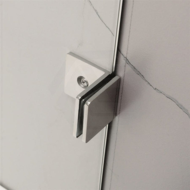 685-995Mm Wall To Shower Screen Hinge And Door Panel Chrome Fittings Frameless 10Mm Glass