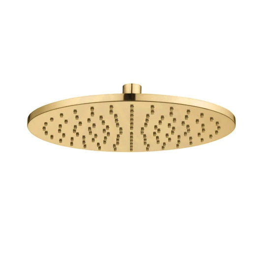 G#1(Gold) Norico 250mm 10 inch Solid Brass Brushed Gold Rainfall Shower Head