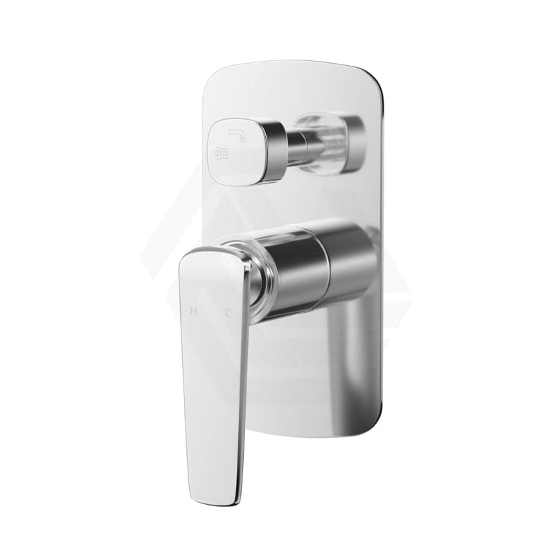 Norico Esperia Chrome Solid Brass Wall Mounted Mixer With Diverter For Shower And Bathtub Mixers